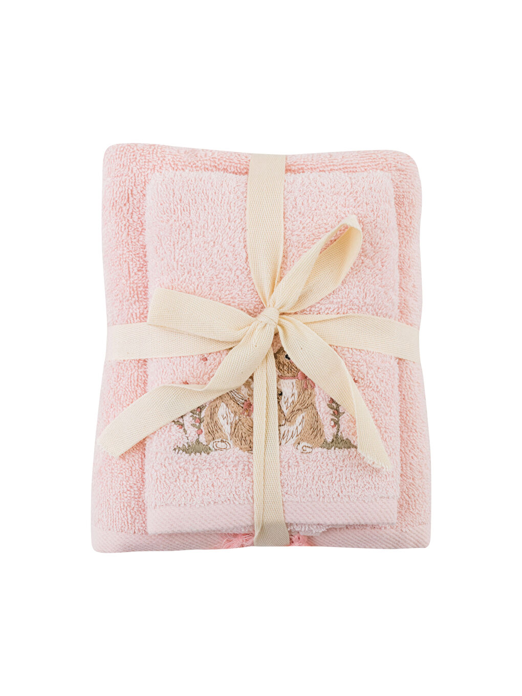 Cotton Embroidered Towel Set 2 Pack-4