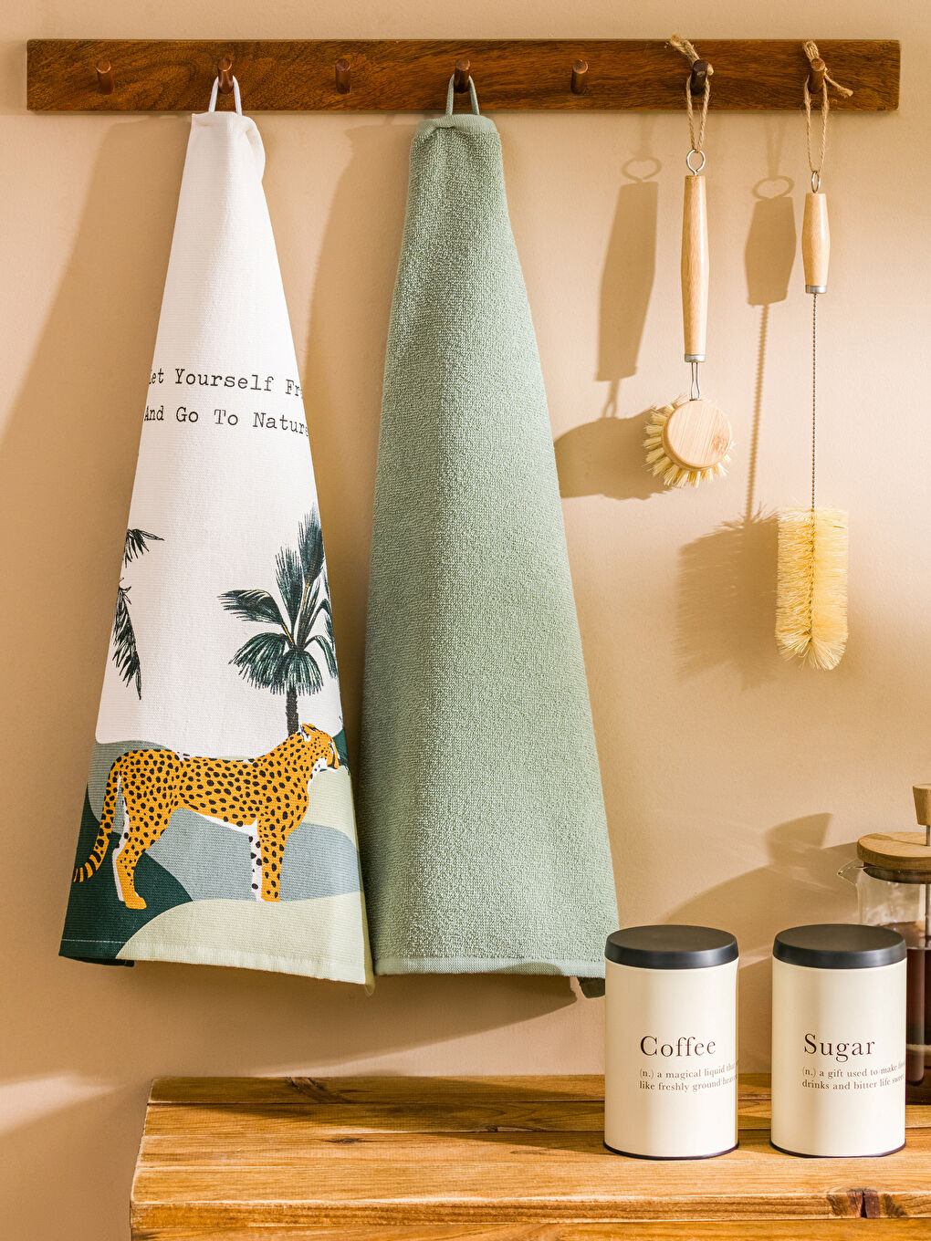 Prosop de Ceai Imprimat Set 2 Bucăți 40x50 cm