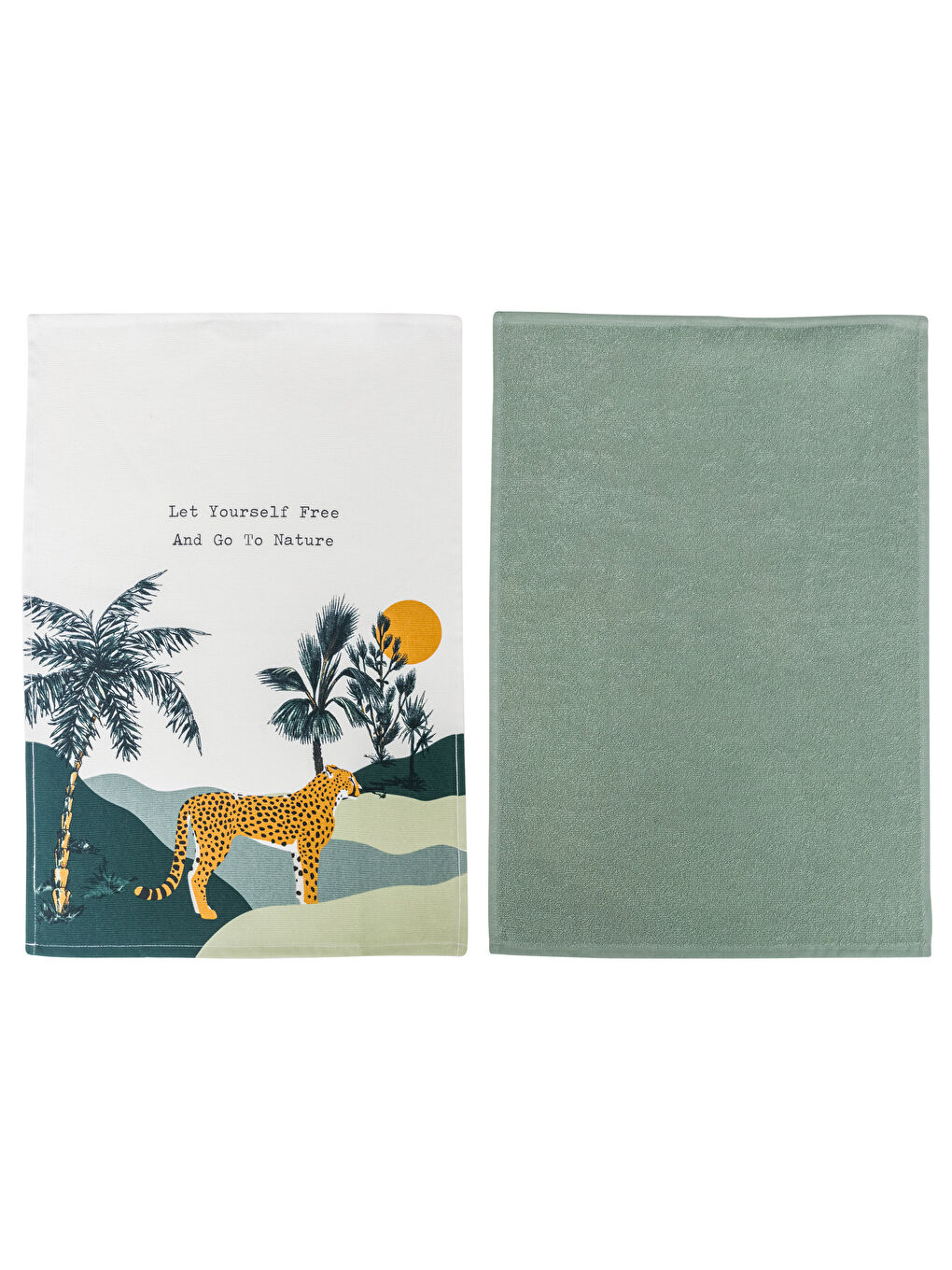 Prosop de Ceai Imprimat Set 2 Bucăți 40x50 cm-4