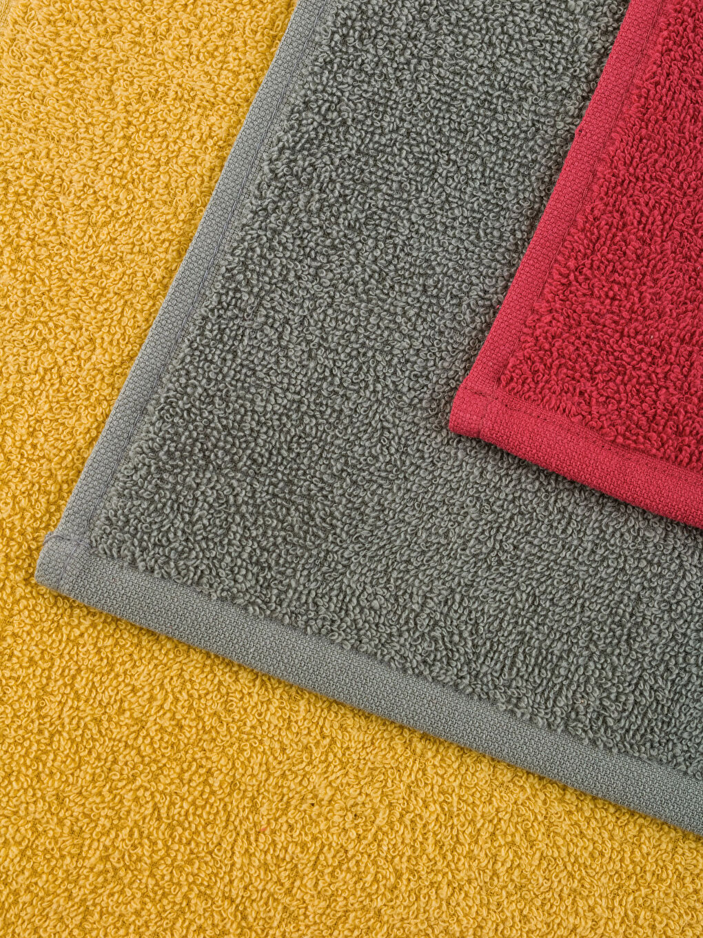 Plain Cotton Drying Cloth 3 Pcs 30x30 Cm -S3FF33Z8-F9C