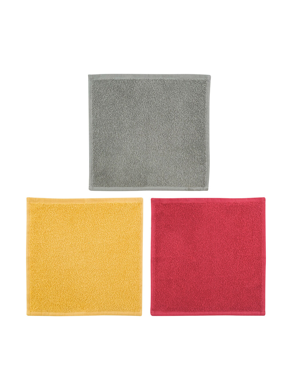Plain Cotton Drying Cloth 3 Pcs 30x30 Cm -S3FF33Z8-F9C