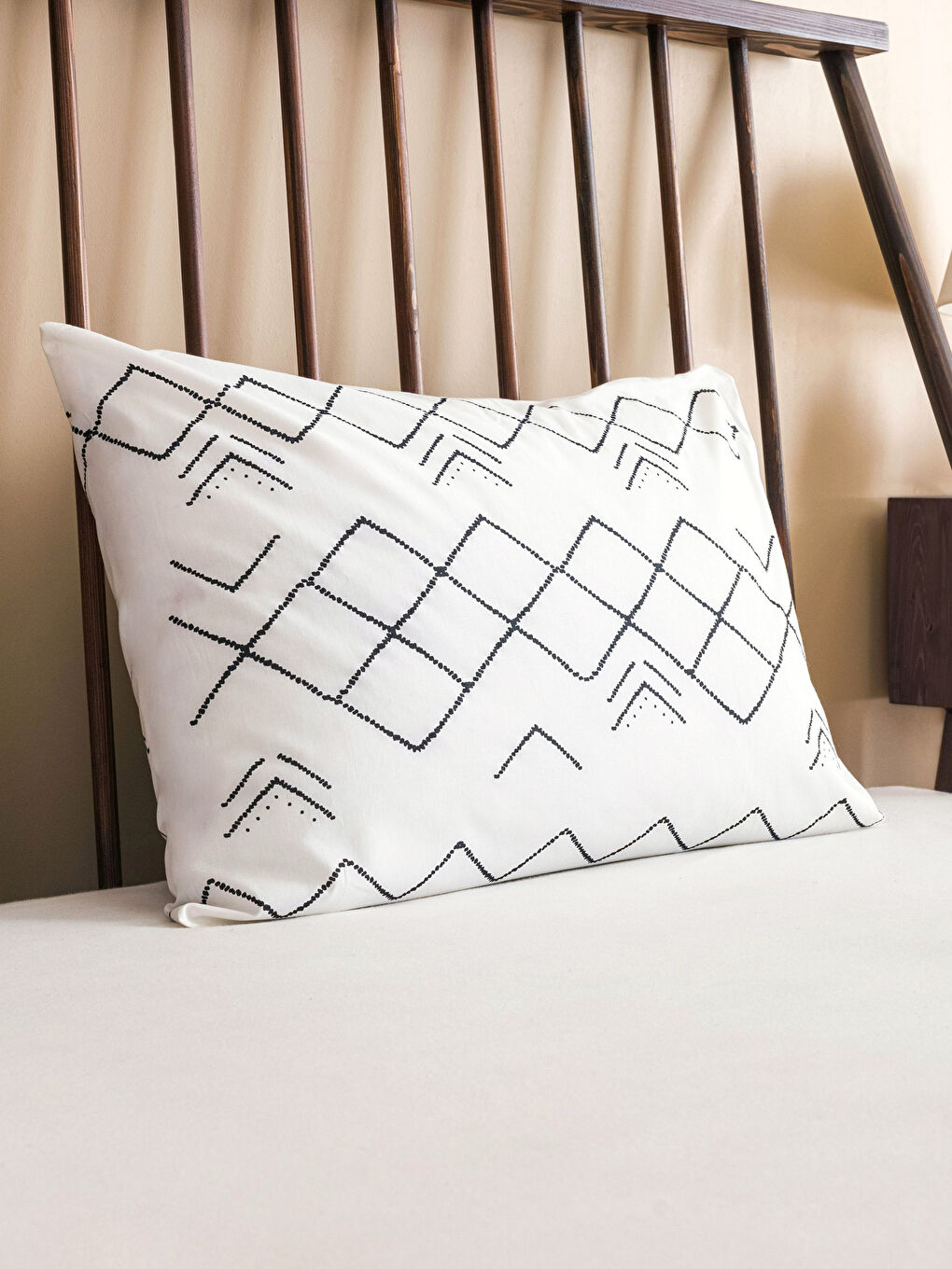 Ethnic Patterned Cotton Pillow Cover