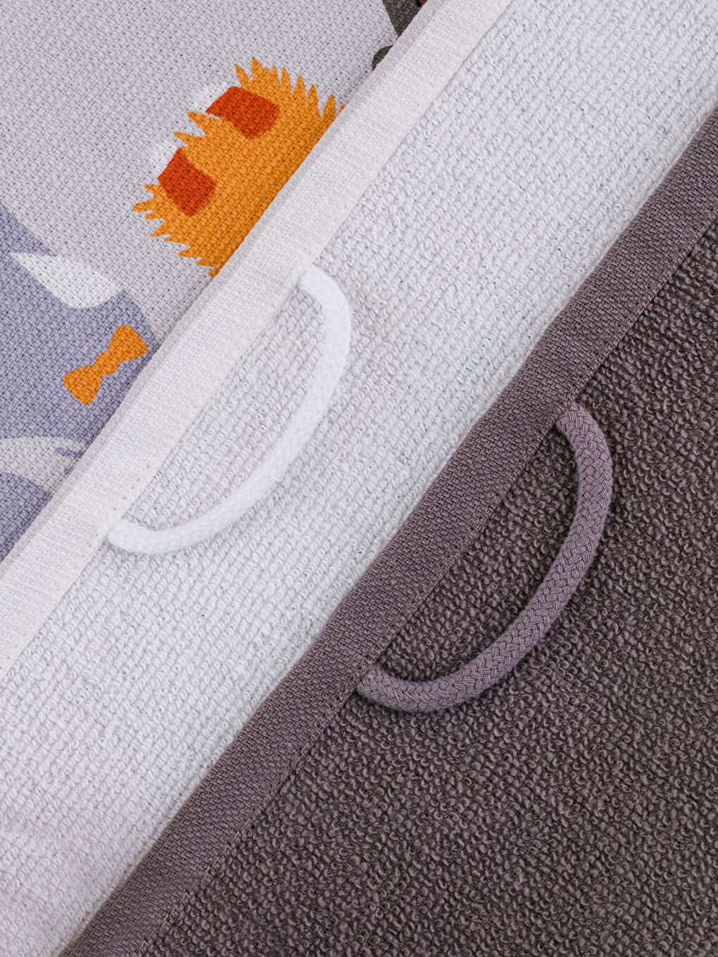 Karışık Baskılı Kurulama Bezi 2'li 40x50 cm-3