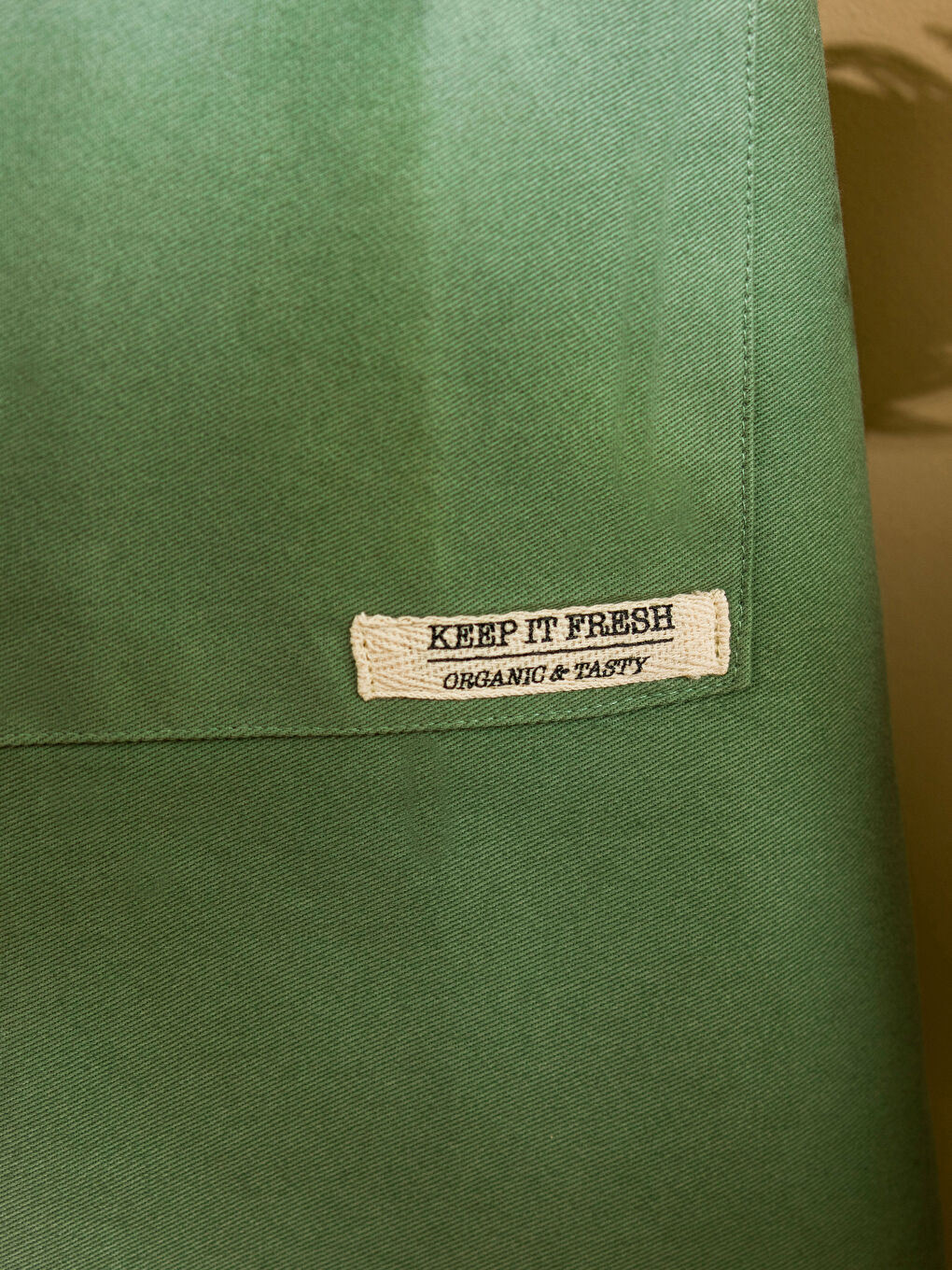 LCW HOME Label Printed Gabardine Kitchen Apron -S3FG31Z8-S4H