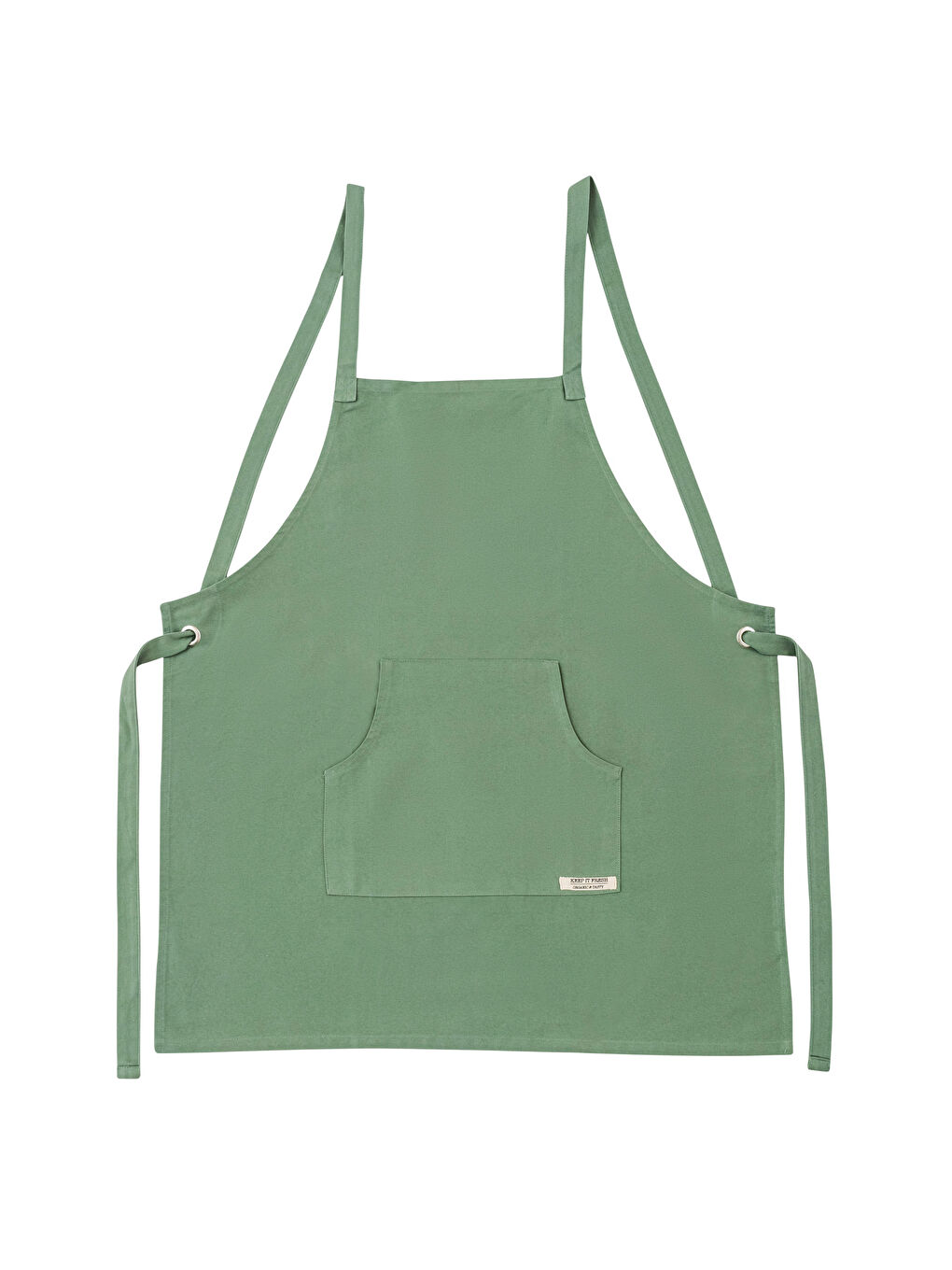 LCW HOME Label Printed Gabardine Kitchen Apron -S3FG31Z8-S4H
