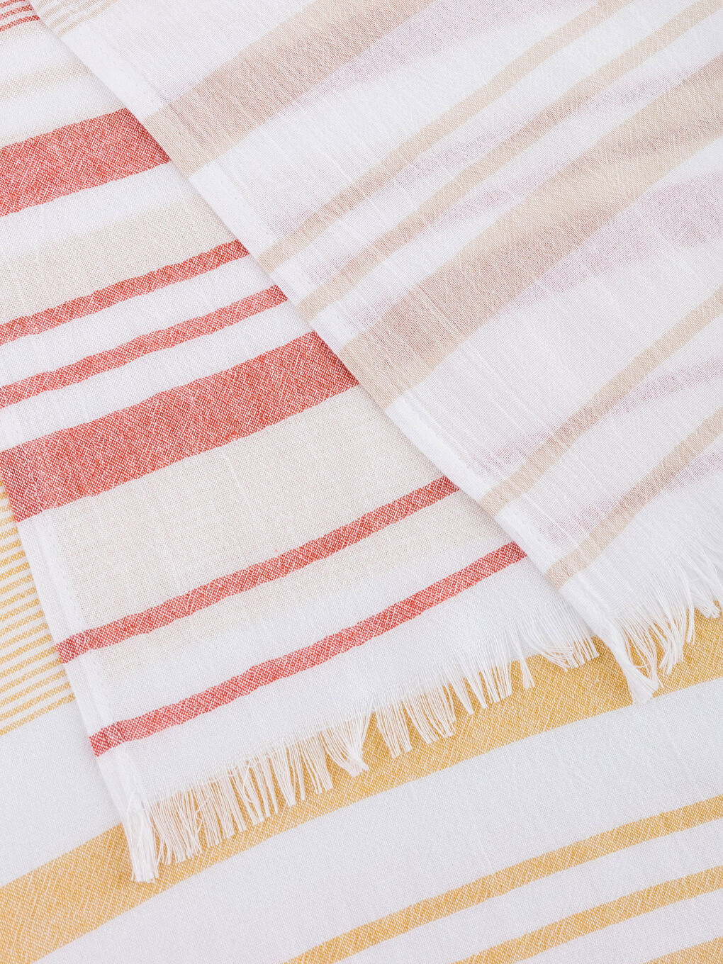 Striped Cotton Loincloth Drying Cloth 3 Pcs 40x60 Cm -S3FG43Z8-V1Z