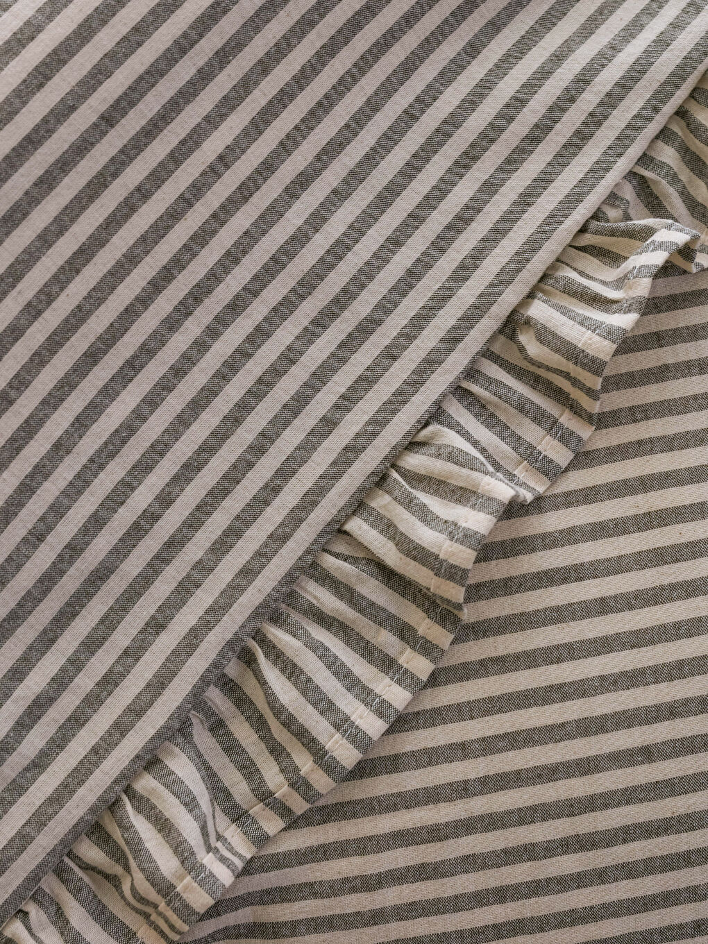 Striped Cotton Double Duvet Cover Set-4