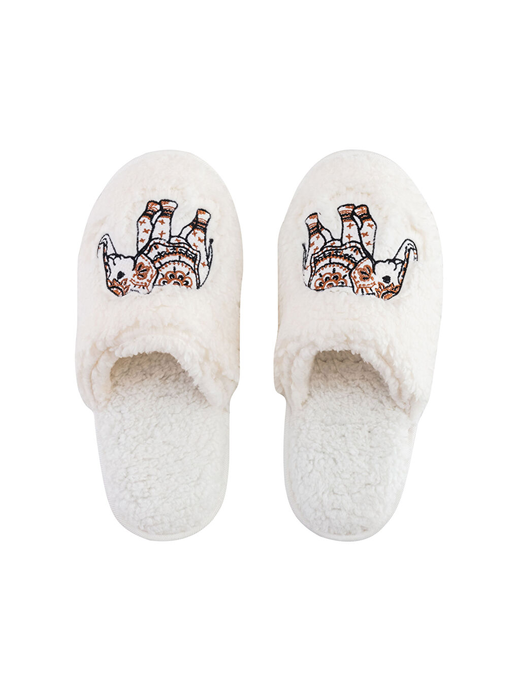 خف المنزل مْطَرّْز نساء بفيل-5