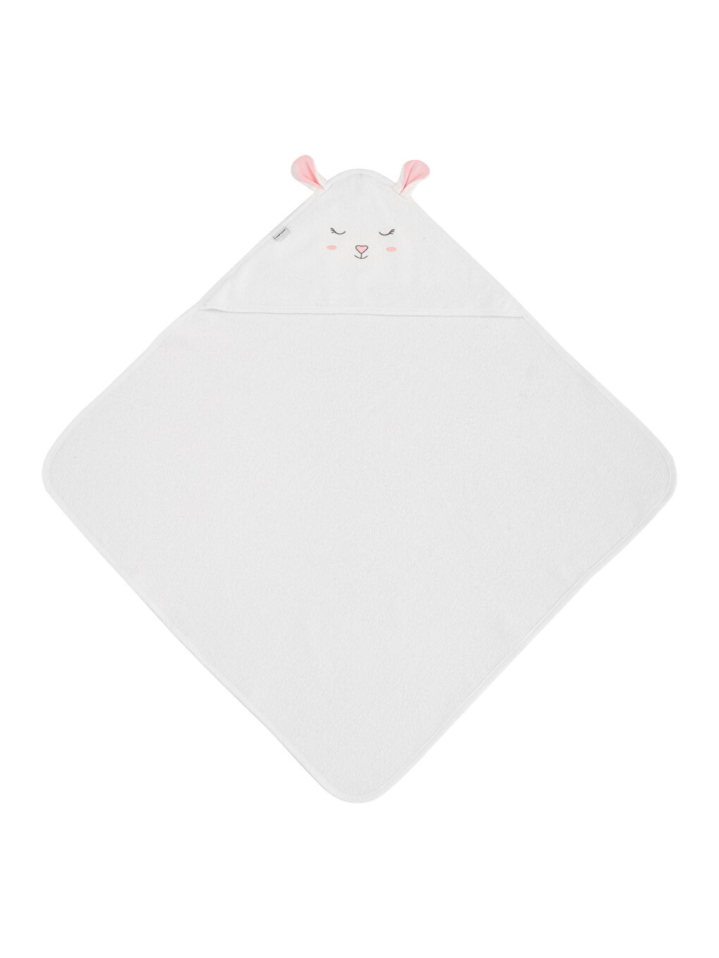 Embroidered Cotton Baby Bath Towel 75x75 Cm-3