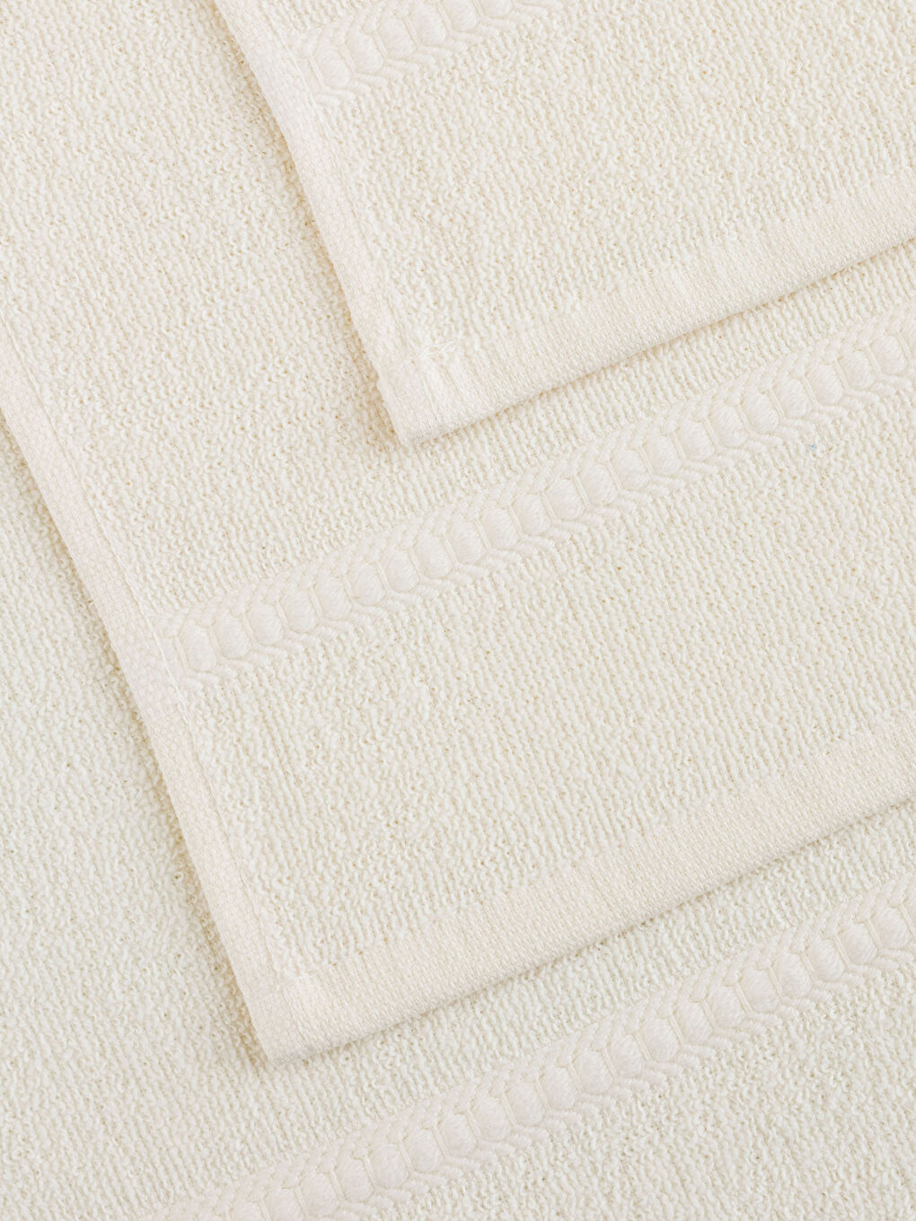 Plain Cotton Hand Towel 3 Pcs 30x30 Cm -S3FT28Z8-EEW
