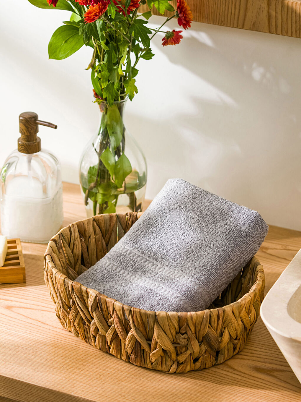 Plain Cotton Face Towel 50x90 Cm