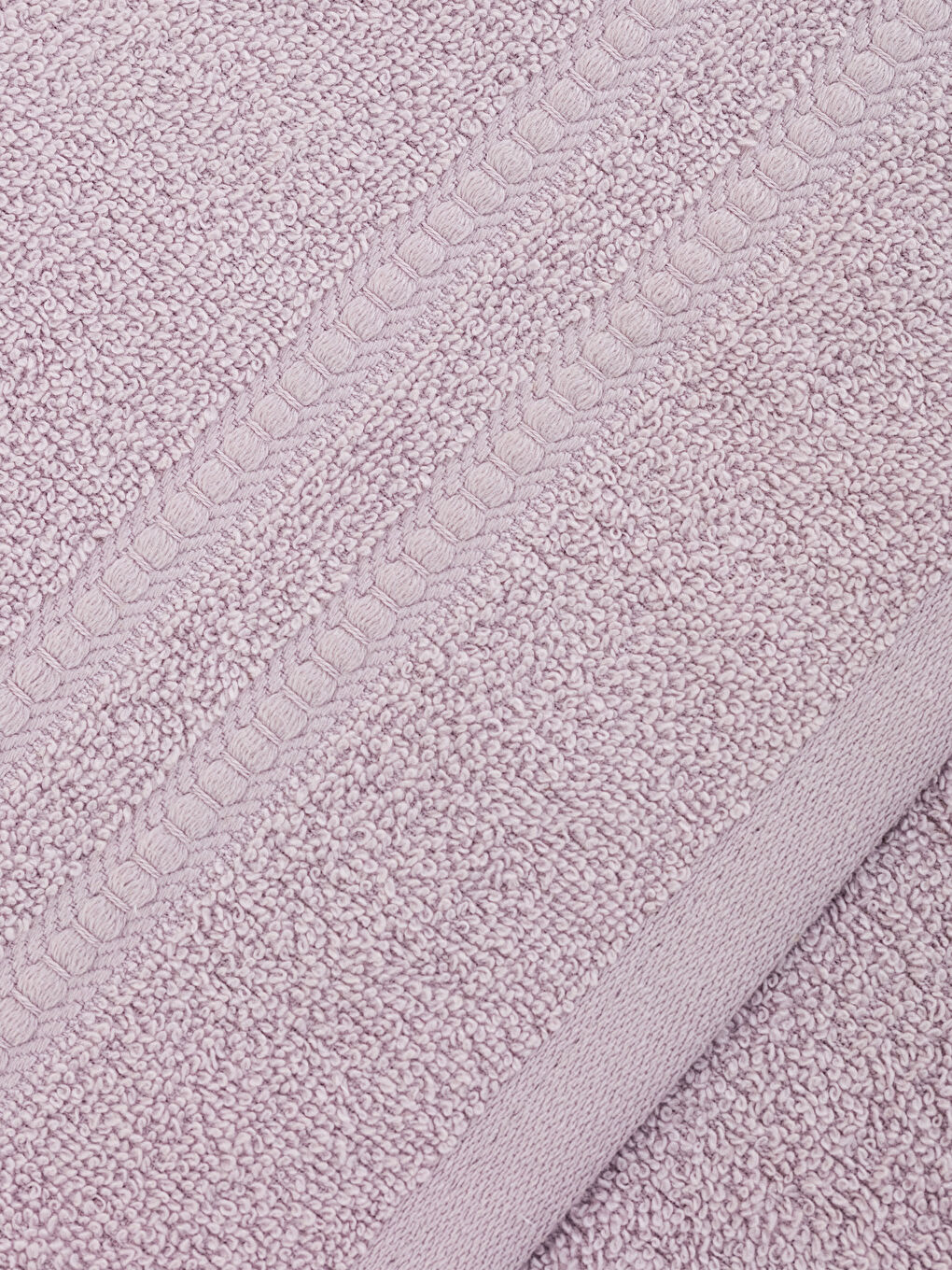 Mor Düz Pamuklu Yüz Havlusu 50x90 cm-3