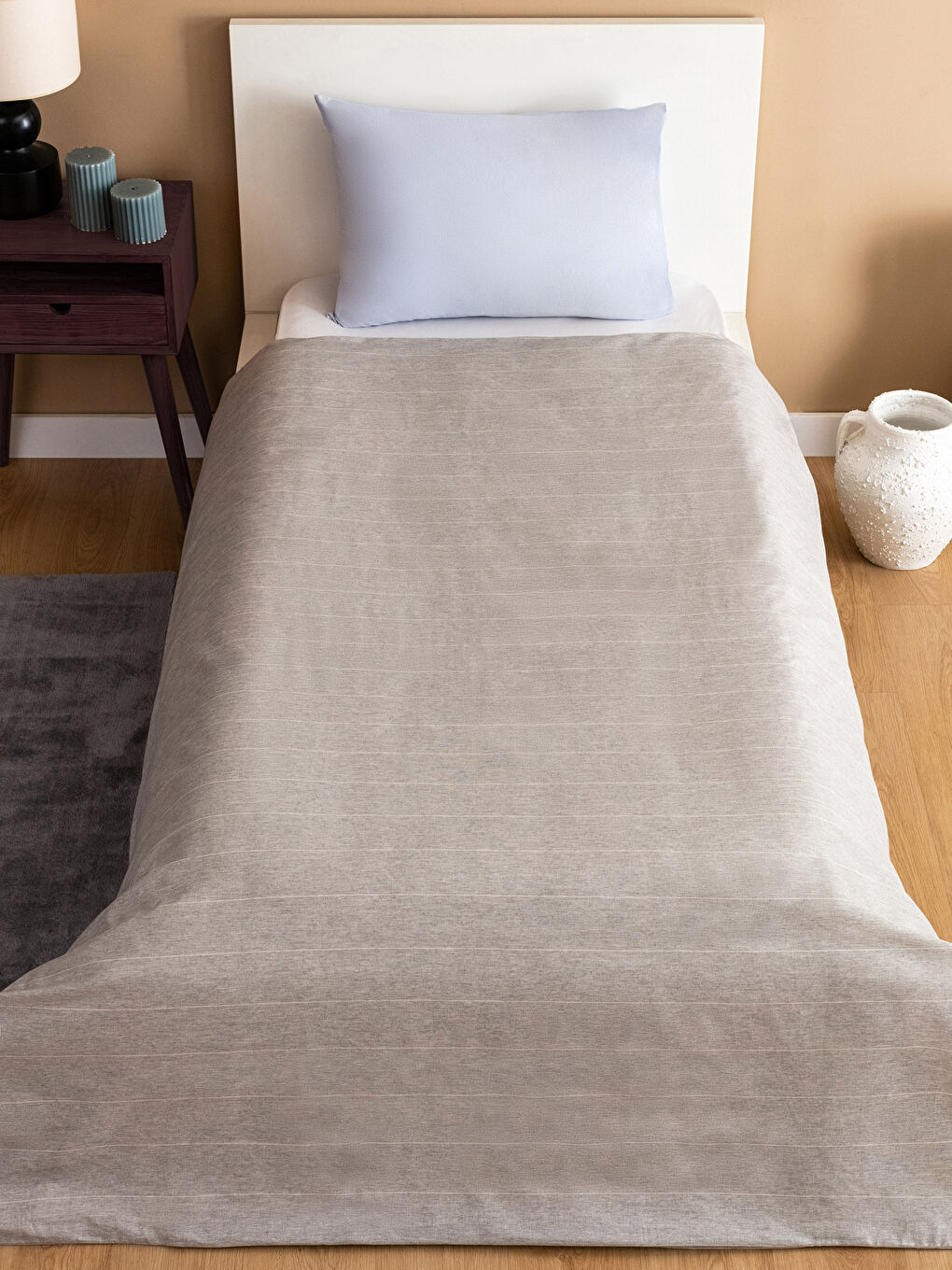 Striped Single Duvet Cover 160x220 Cm -S3FU84Z8-CWL