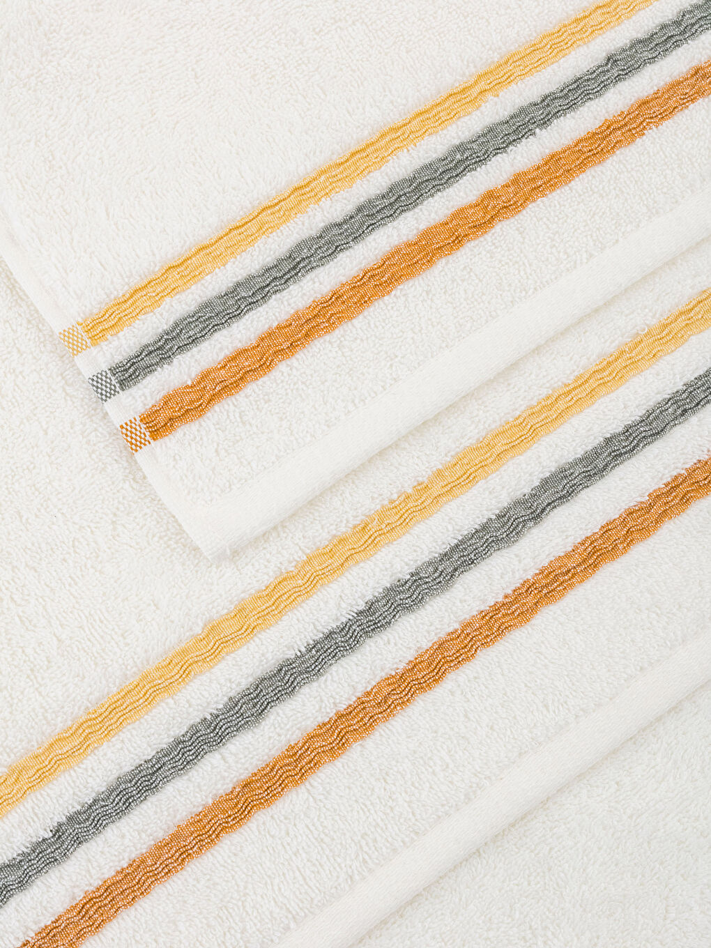 Striped Cotton Towel Set of 2-3