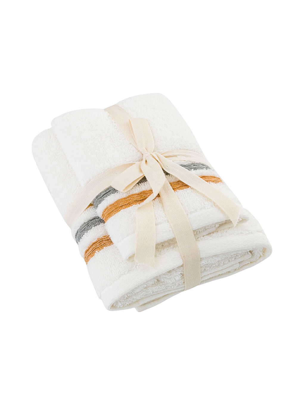 Striped Cotton Towel Set of 2-4