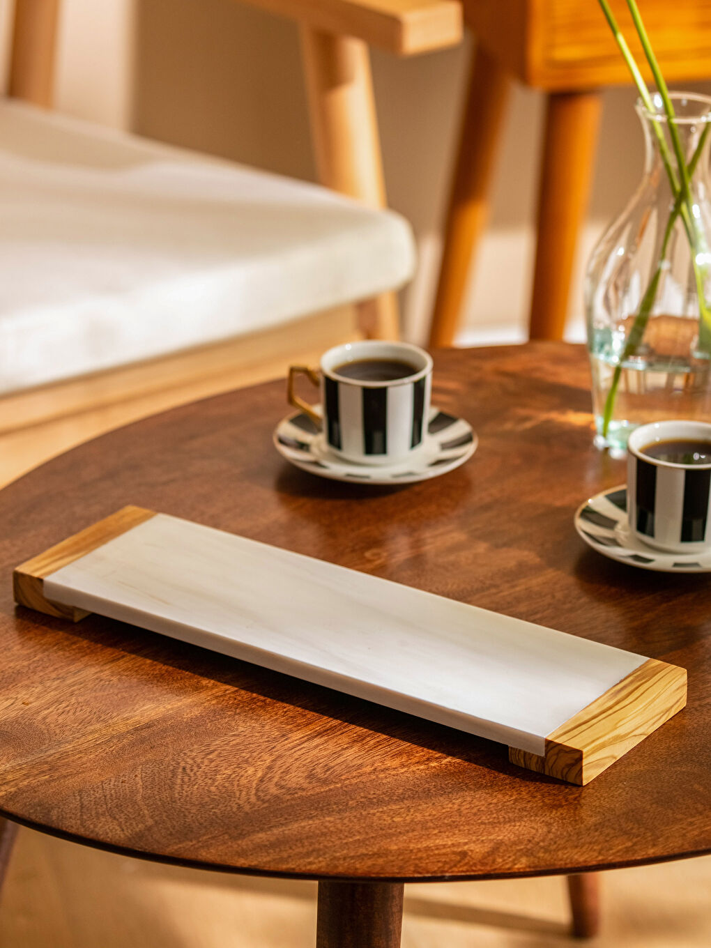 Présentoir à gâteau sur pied 35x10 cm-1