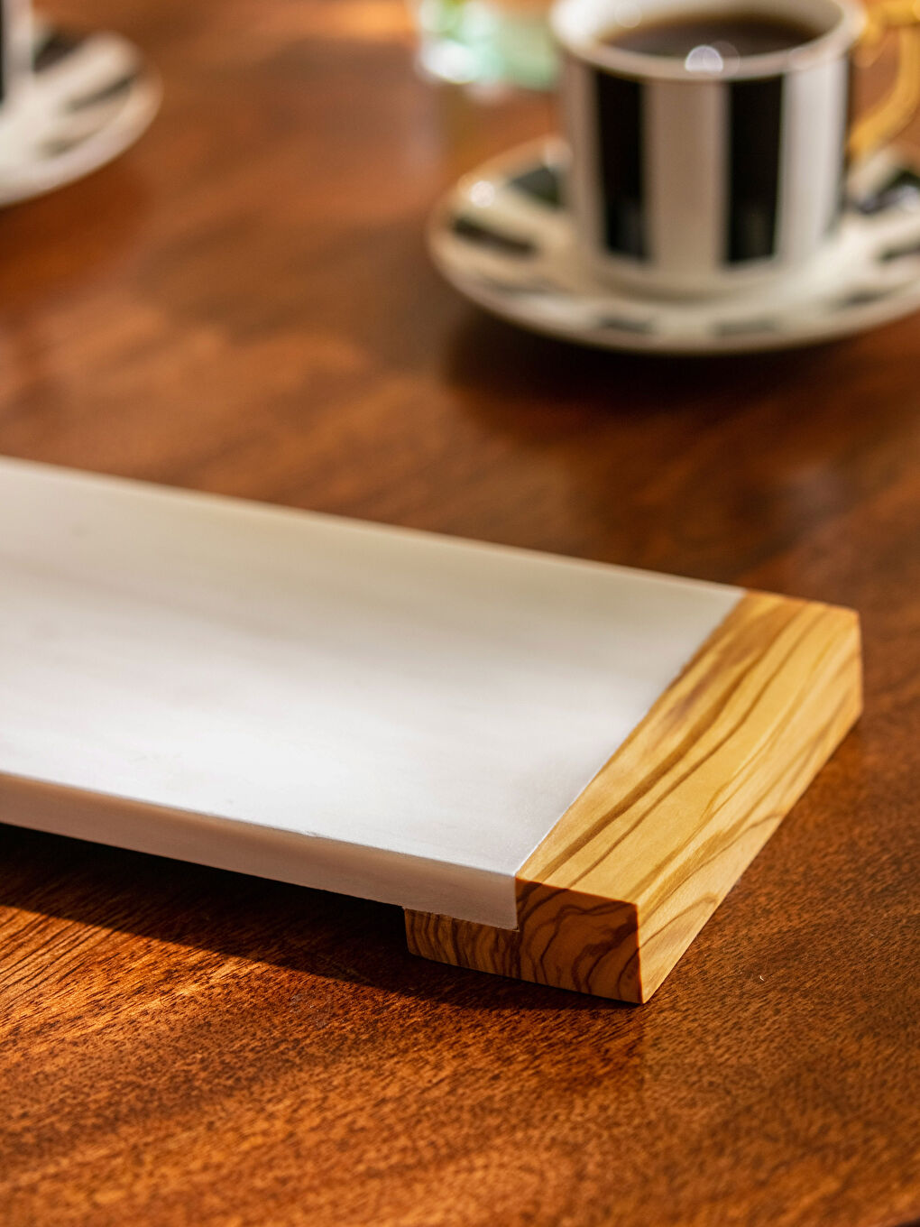 Présentoir à gâteau sur pied 35x10 cm-2