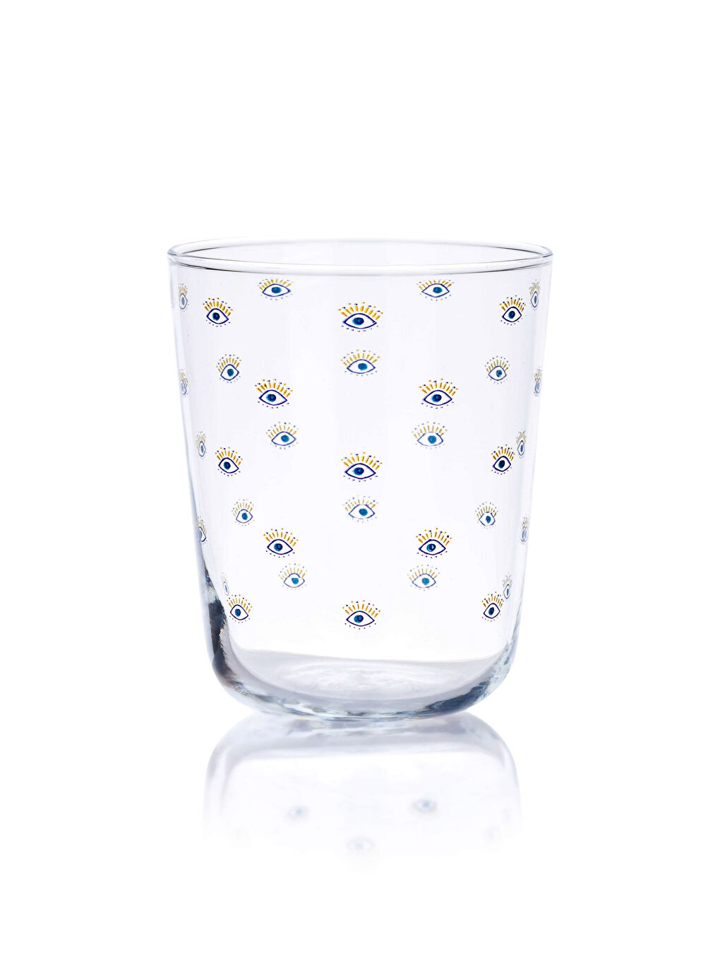 Pahar din Sticlă Imprimat cu Ochi 3 Bucăți 315 Ml-4