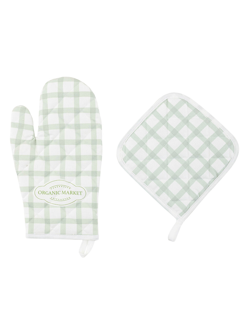 Karışık Yazı Baskılı Fırın Eldiveni ve Tutaç-3