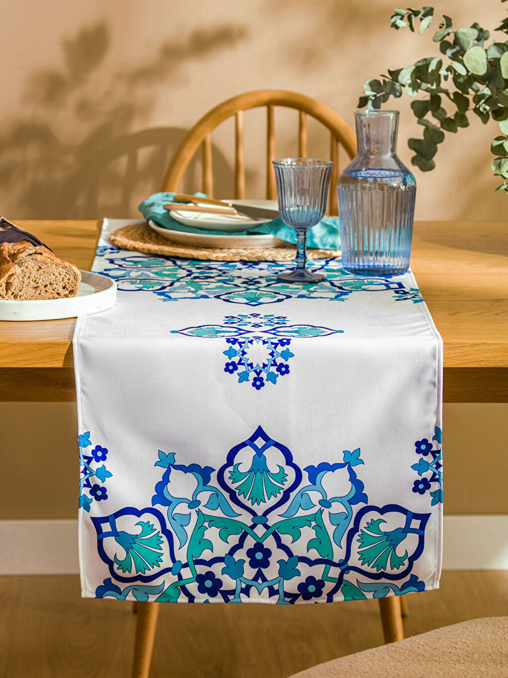 مفرش ترابيزة مطبوع 45x150 سم-1