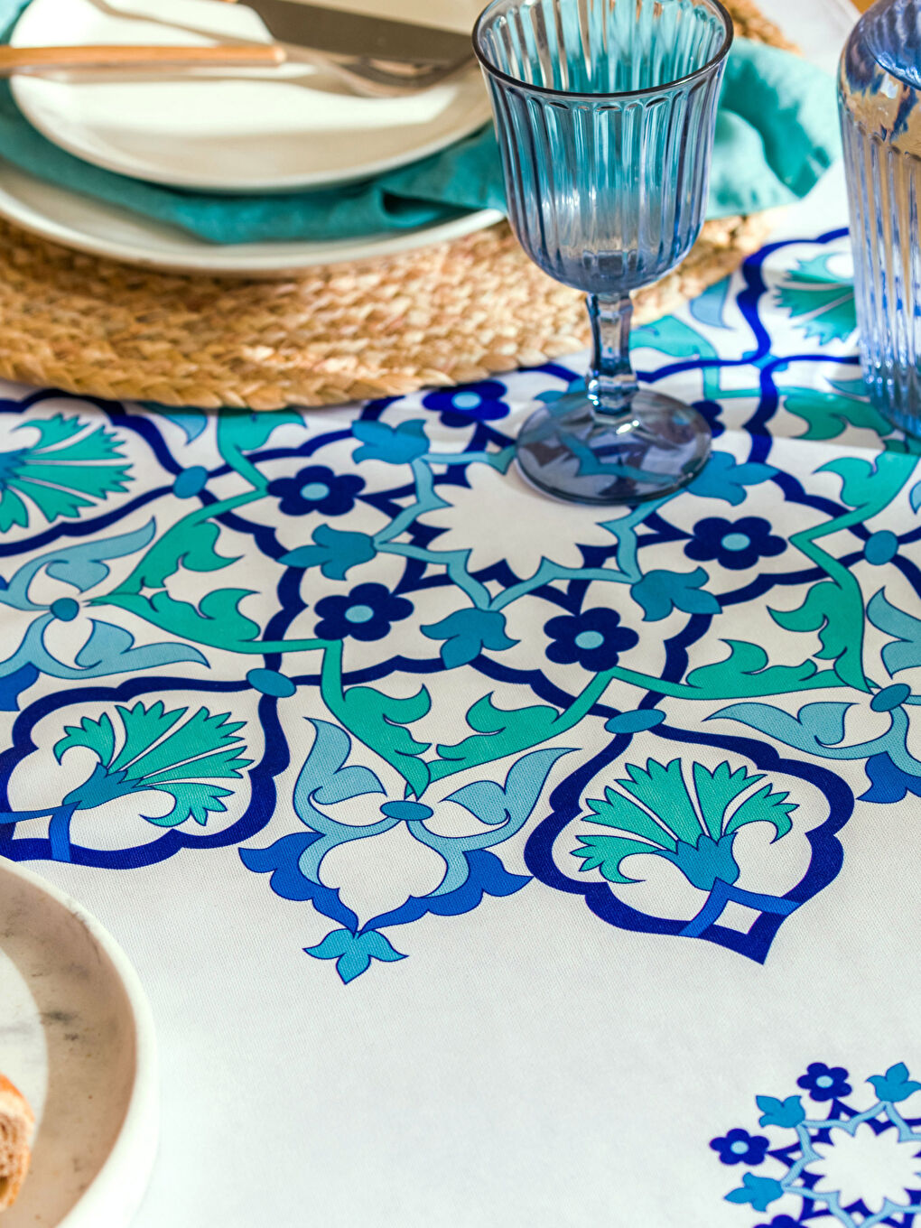 مفرش ترابيزة مطبوع 45x150 سم-2