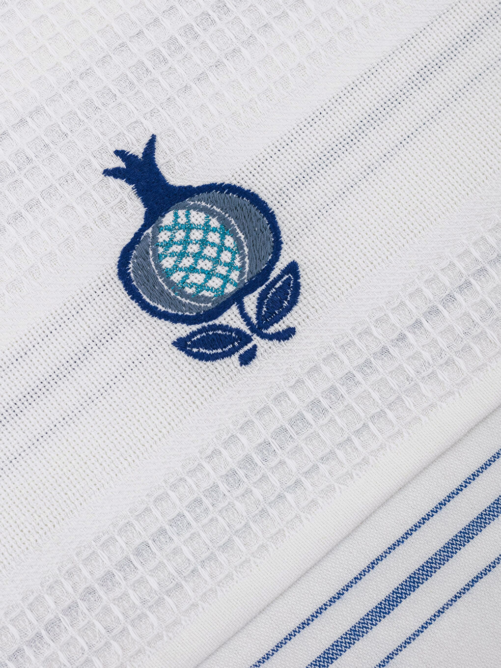 Karışık Nar Nakışlı Kurulama Bezi 2'li 40x50 cm-2