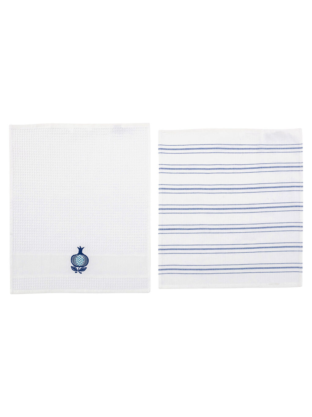 Karışık Nar Nakışlı Kurulama Bezi 2'li 40x50 cm-4