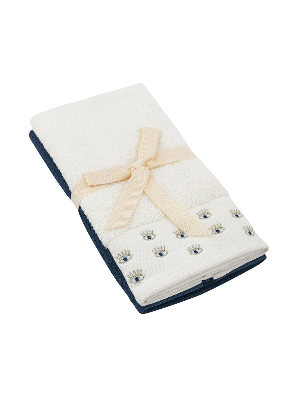 Eye Embroidered Hand Towel 2 Pack 30x50 Cm-4