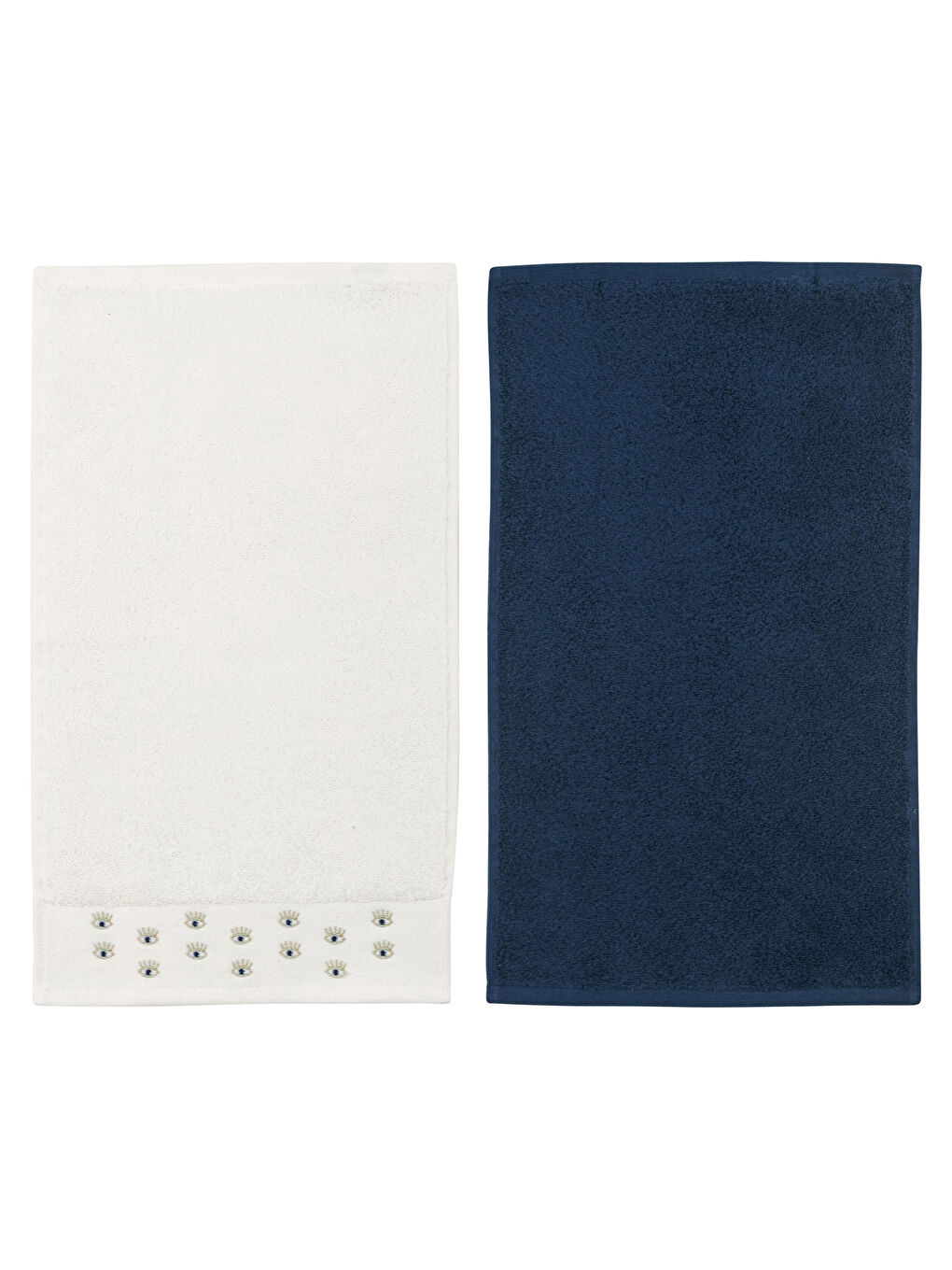 Eye Embroidered Hand Towel 2 Pack 30x50 Cm-5