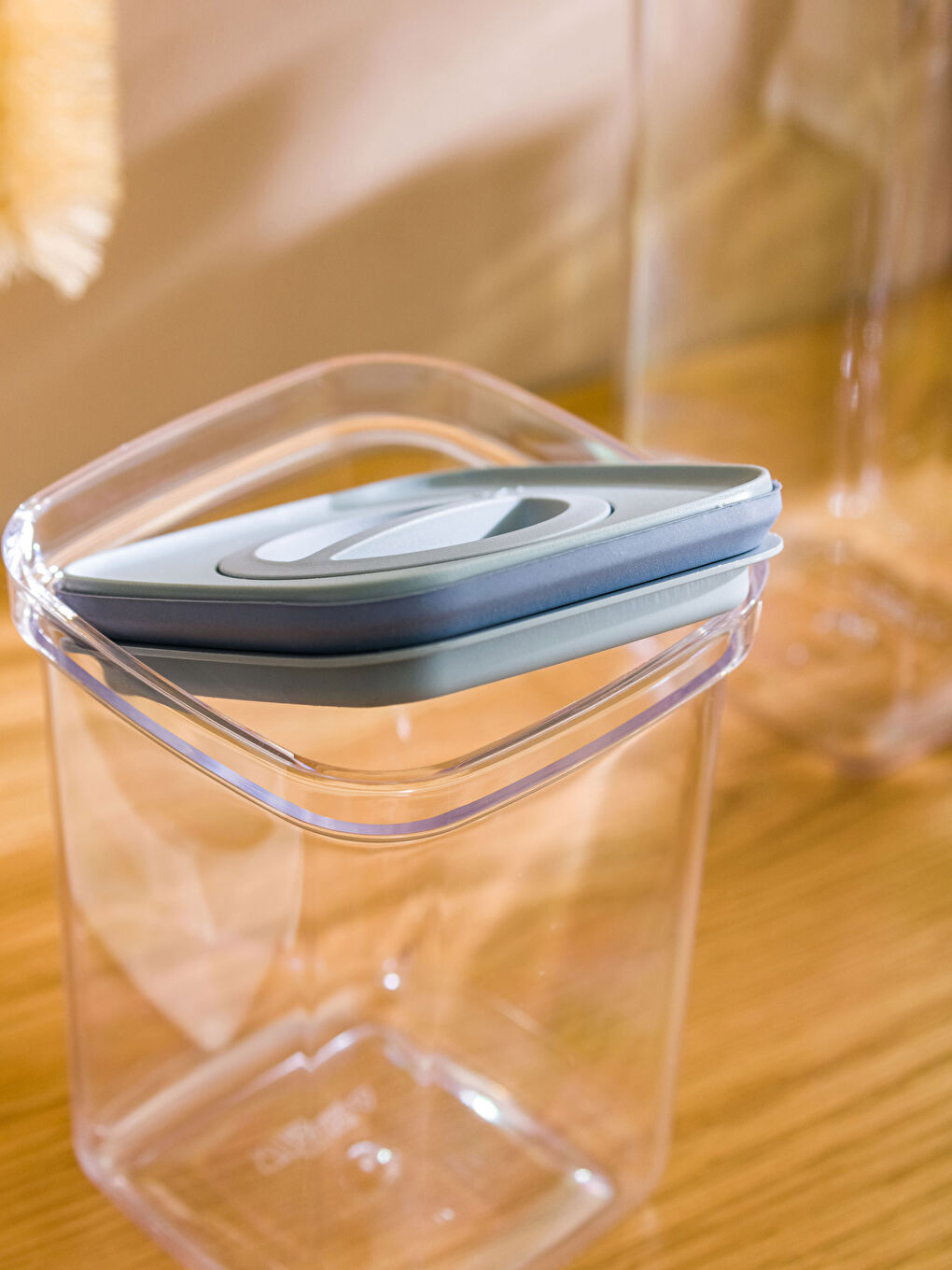 Gri Kapaklı Saklama Kabı 3'lü-3