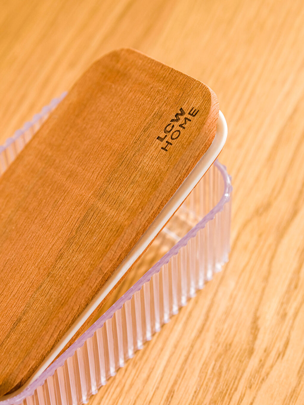 Renksiz Ahşap Kapaklı Saklama Kabı 4'lü-2