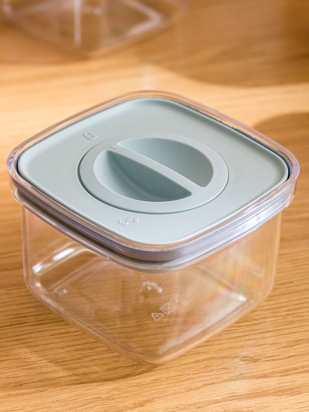 Gri Plastik Saklama Kabı 3'lü 500 ml-2