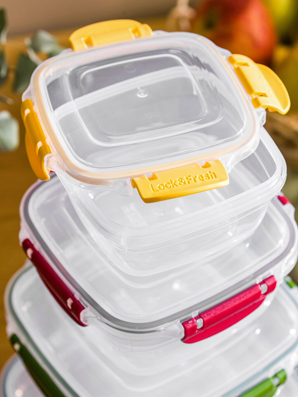 Karışık Kapaklı Saklama Kabı 4'lü-2