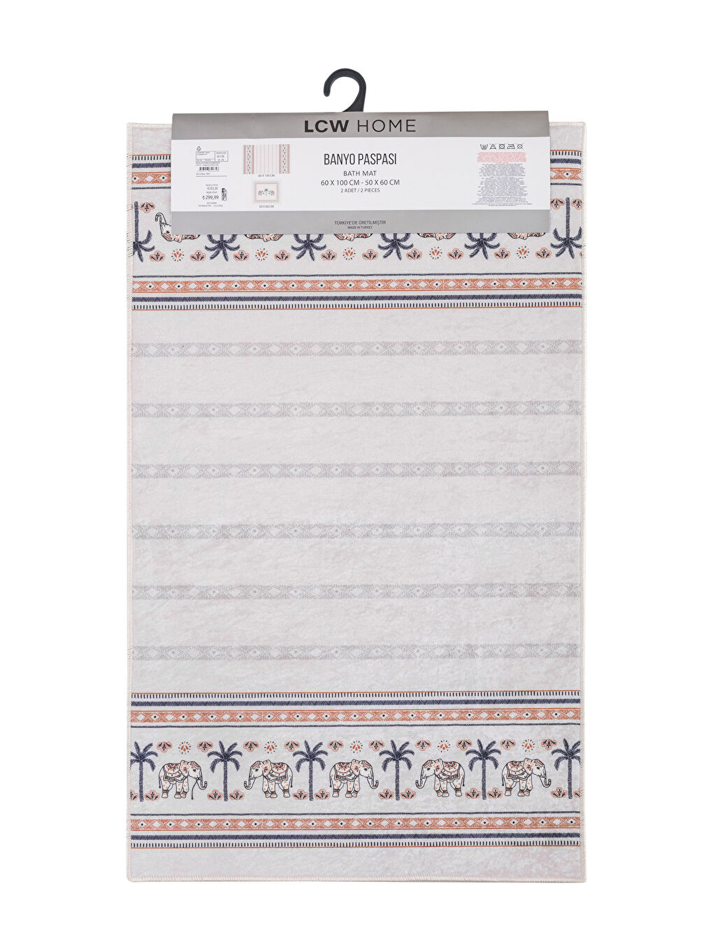 Covoraș de baie cu model 2 bucăți-3