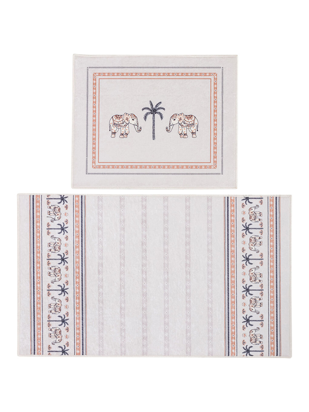 Covoraș de baie cu model 2 bucăți-4