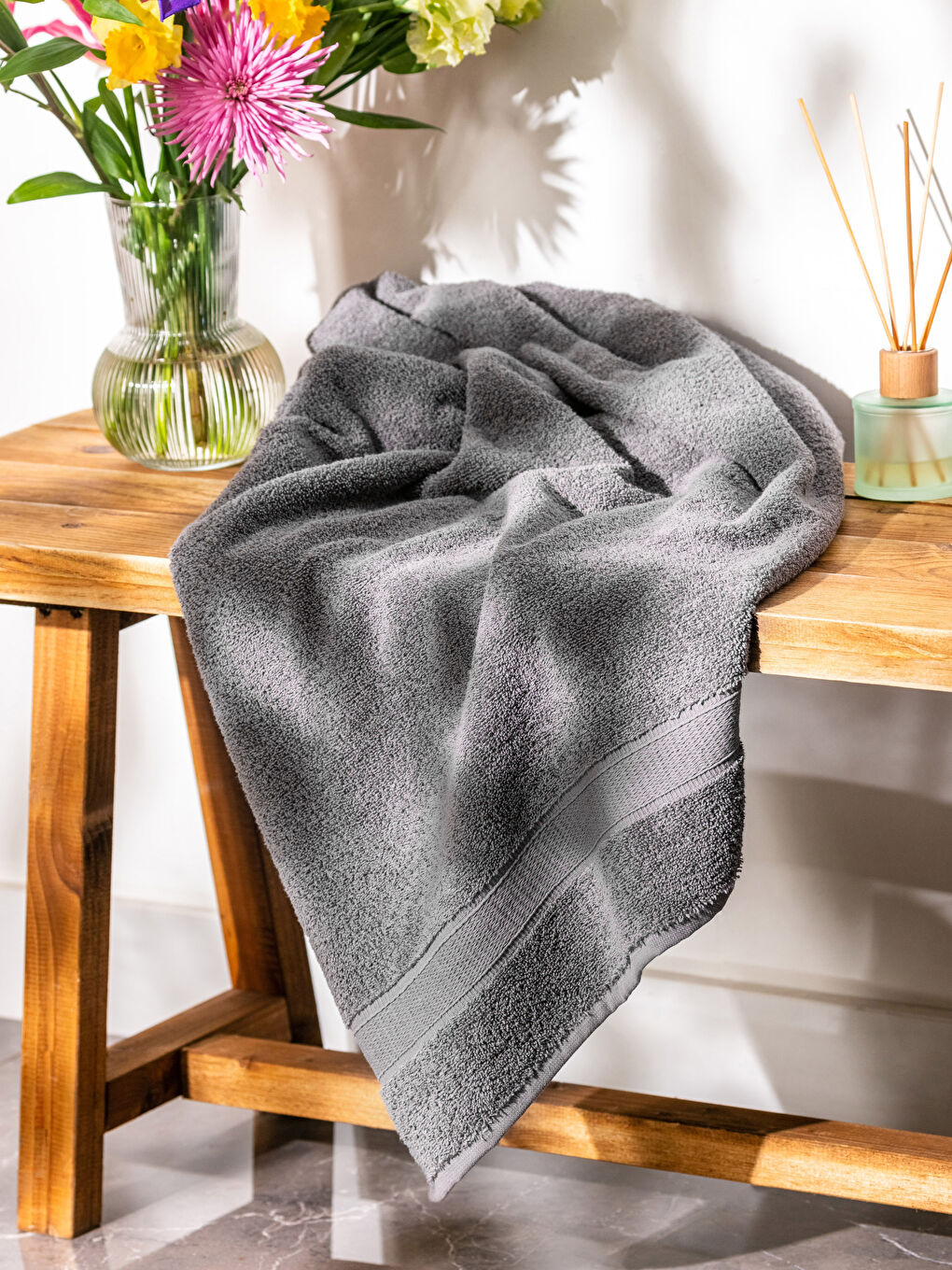 Prosop de baie simplu din bumbac 70x140 cm