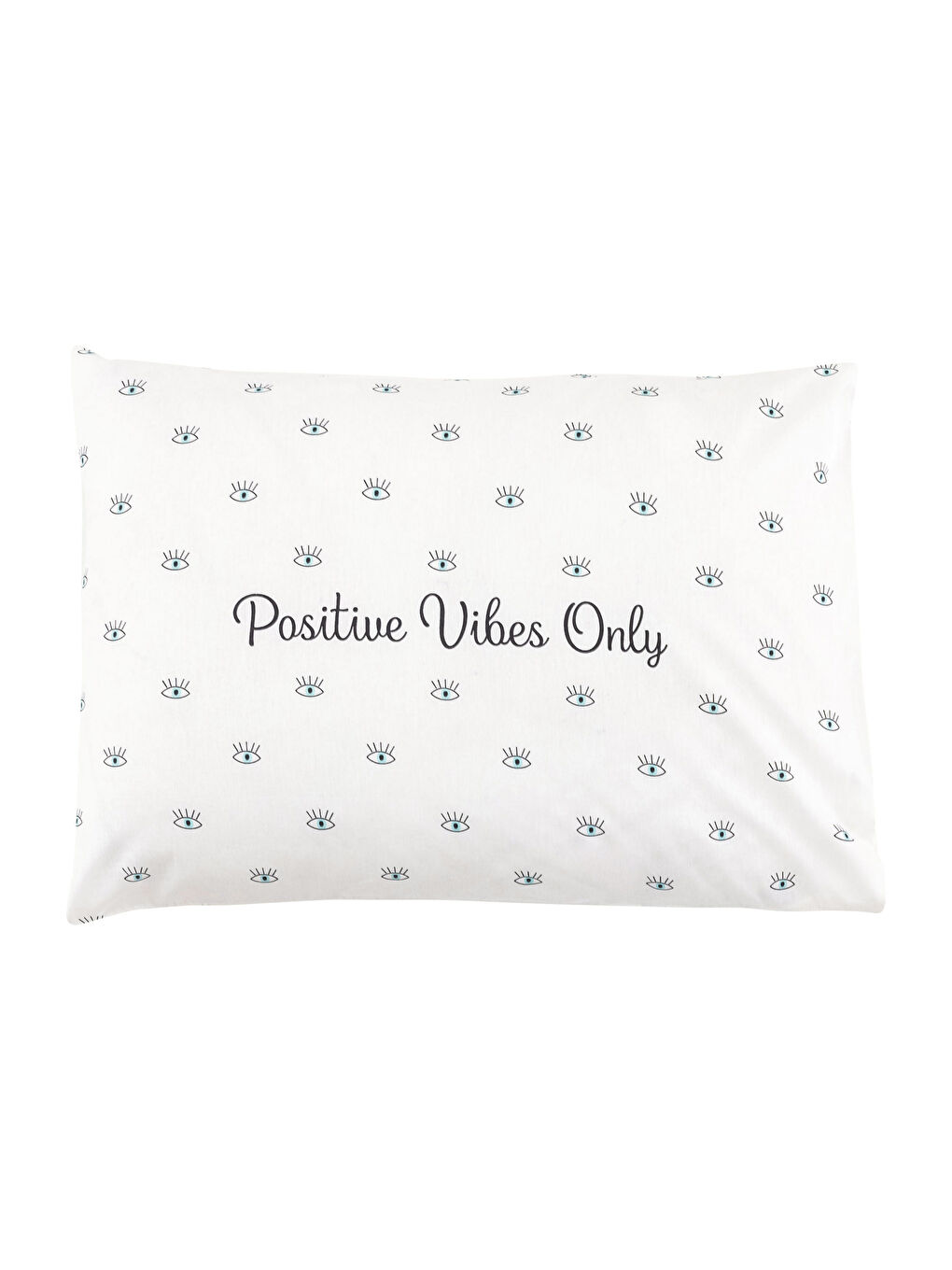 غطاء وسادة قطن بنقشة عين مقاس 50x70 سم-4