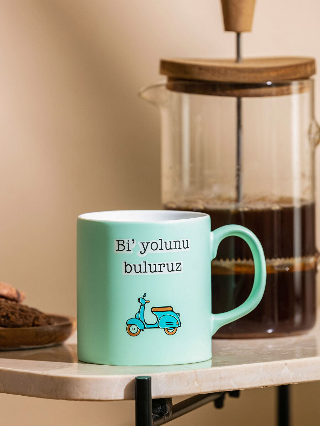 Baskılı Seramik Kupa 320 ml