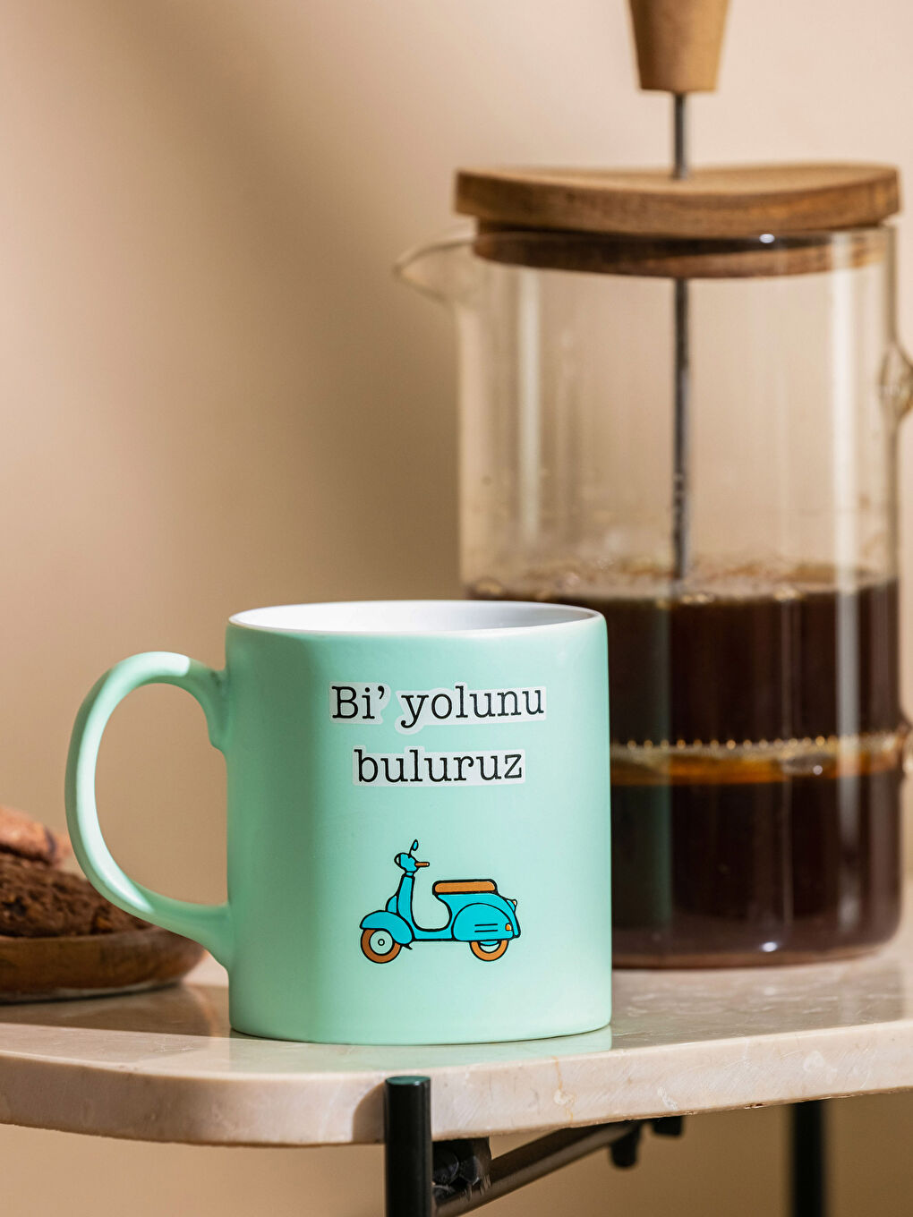 Baskılı Seramik Kupa 320 ml-1