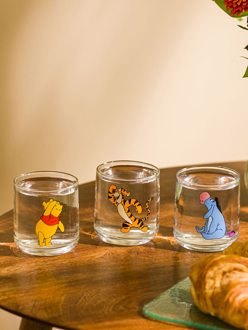 Karışık Winnie The Pooh Baskılı Bardak Seti 3'lü 260 ml