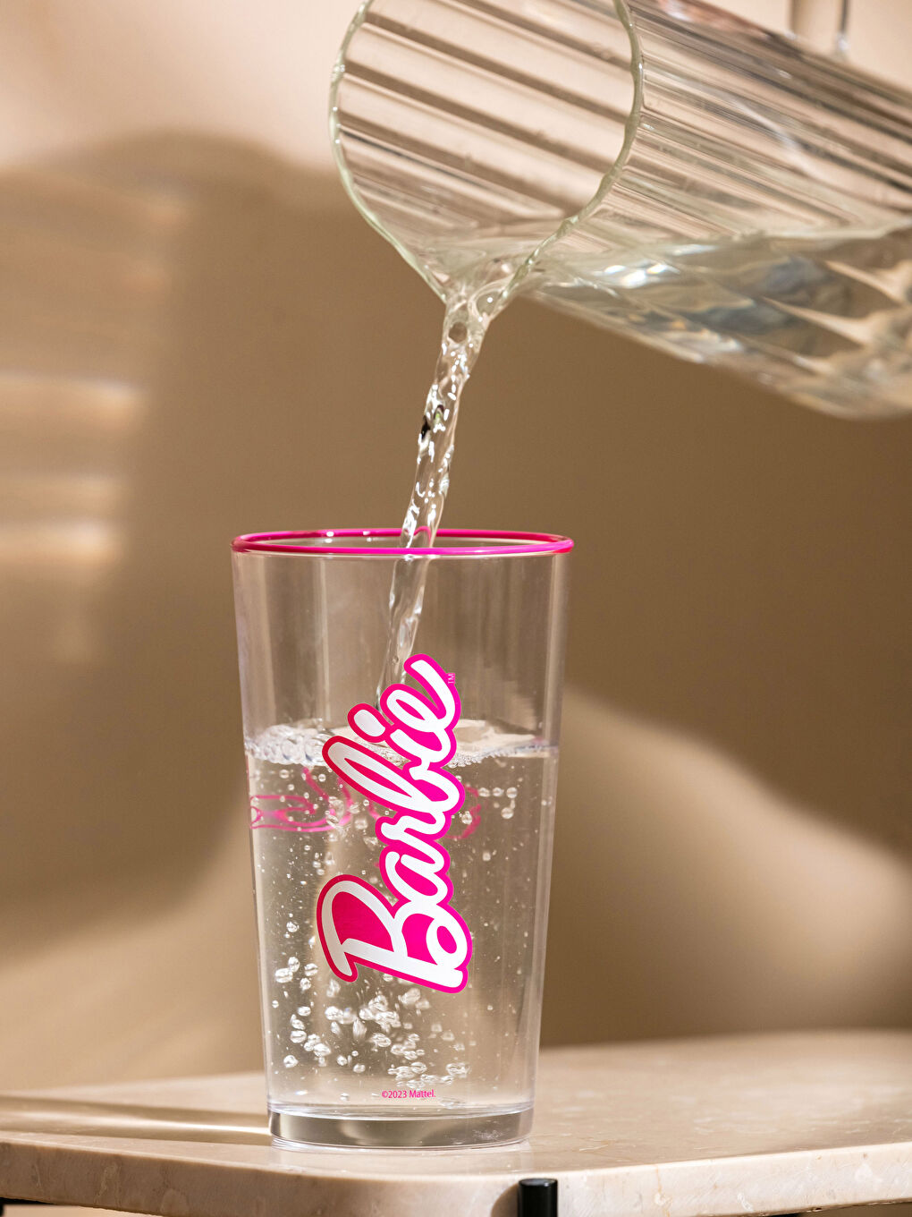 LCW HOME Karışık Barbie Baskılı Cam Bardak 570 Ml - 1