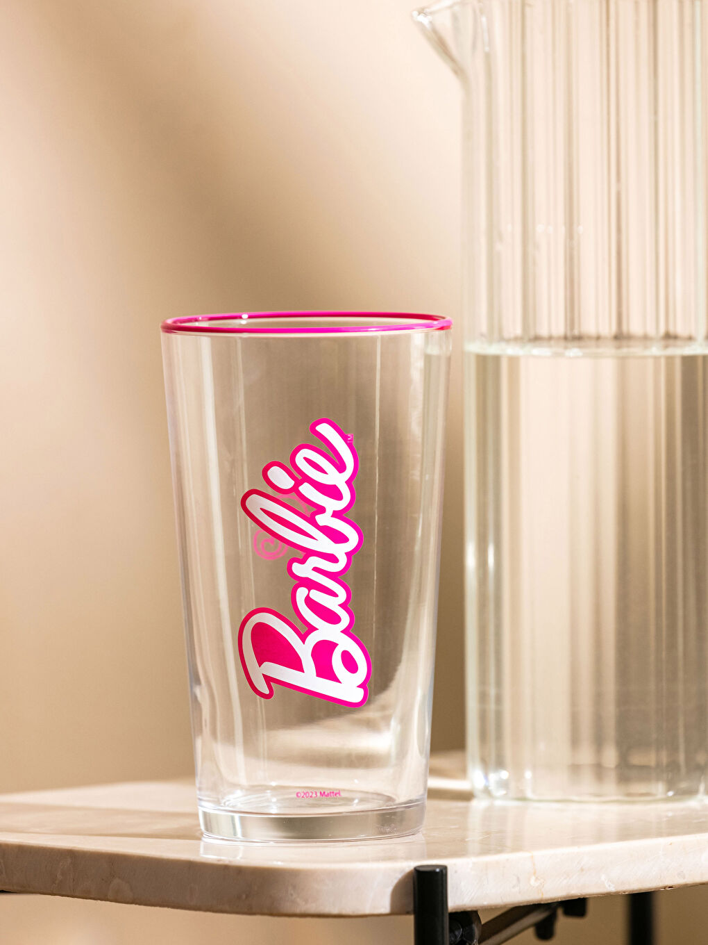 LCW HOME Karışık Barbie Baskılı Cam Bardak 570 Ml - 2