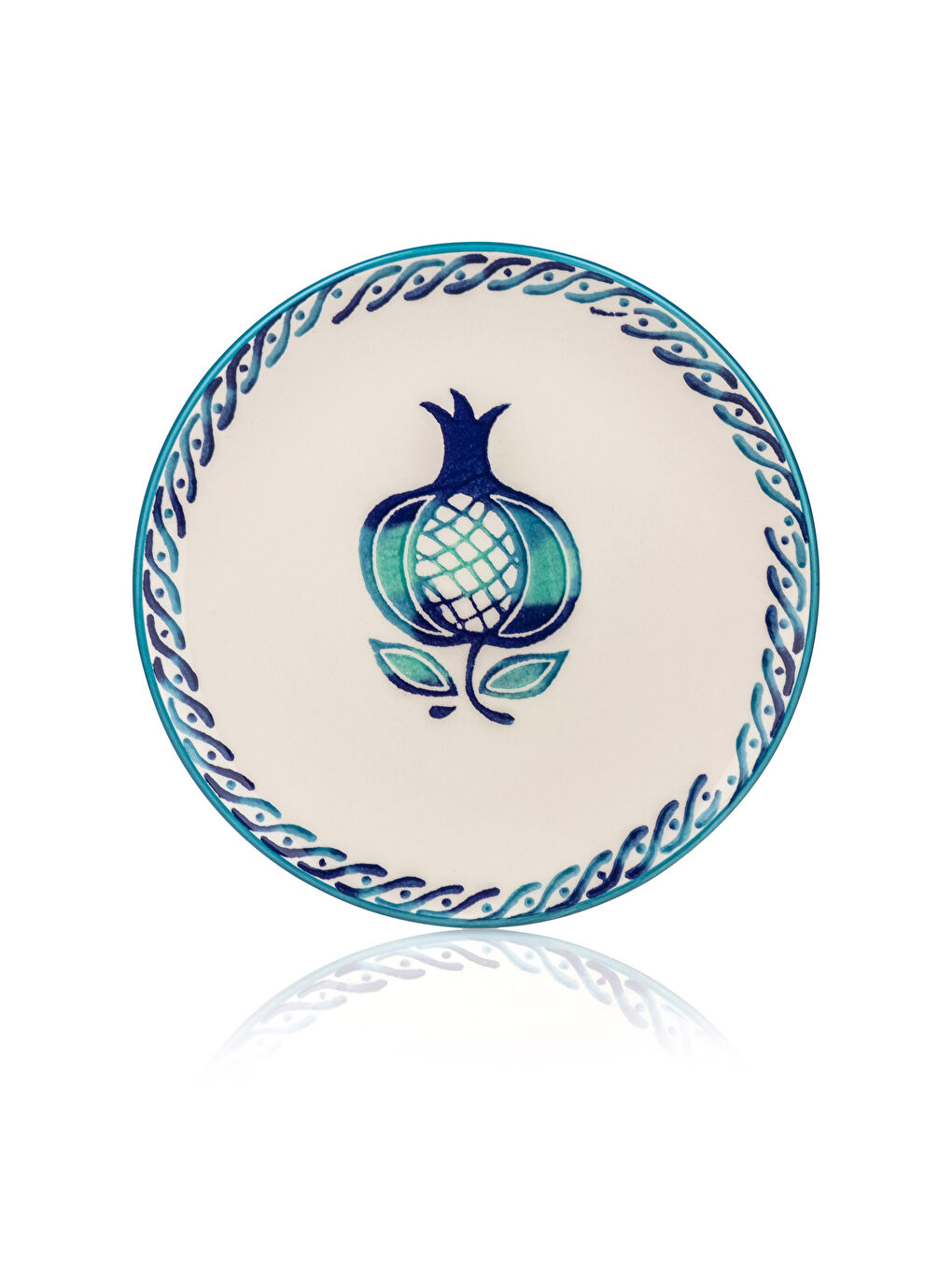 LCW HOME Printed Ceramic Cake Plate Set of 4 -S3GF80Z8-LQQ