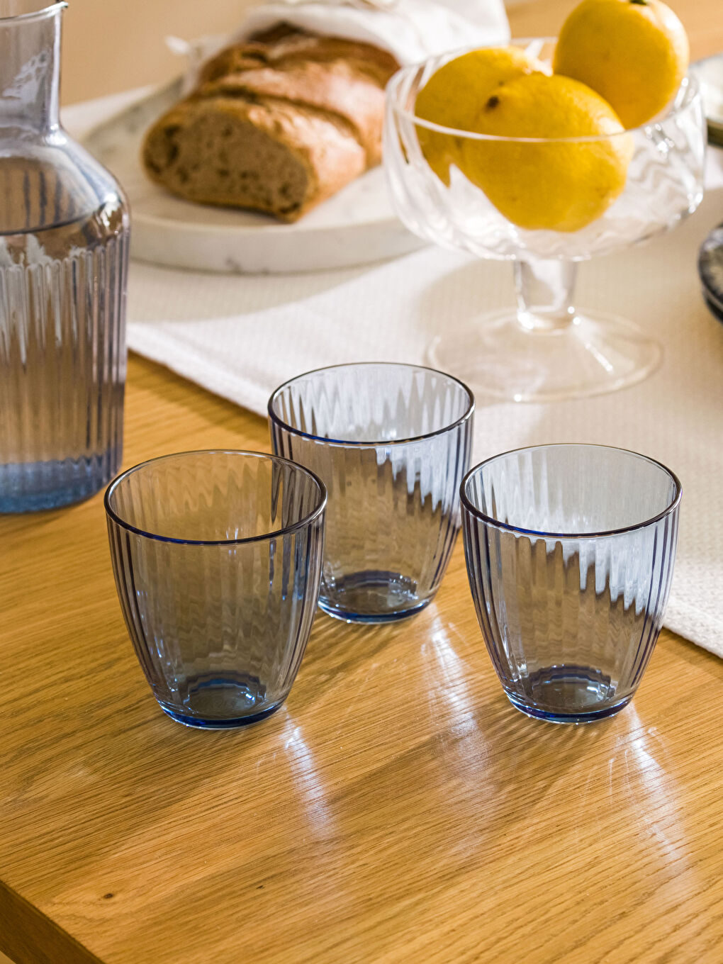 Pahar de Sticlă Plat 3 Buc 315 Ml-2