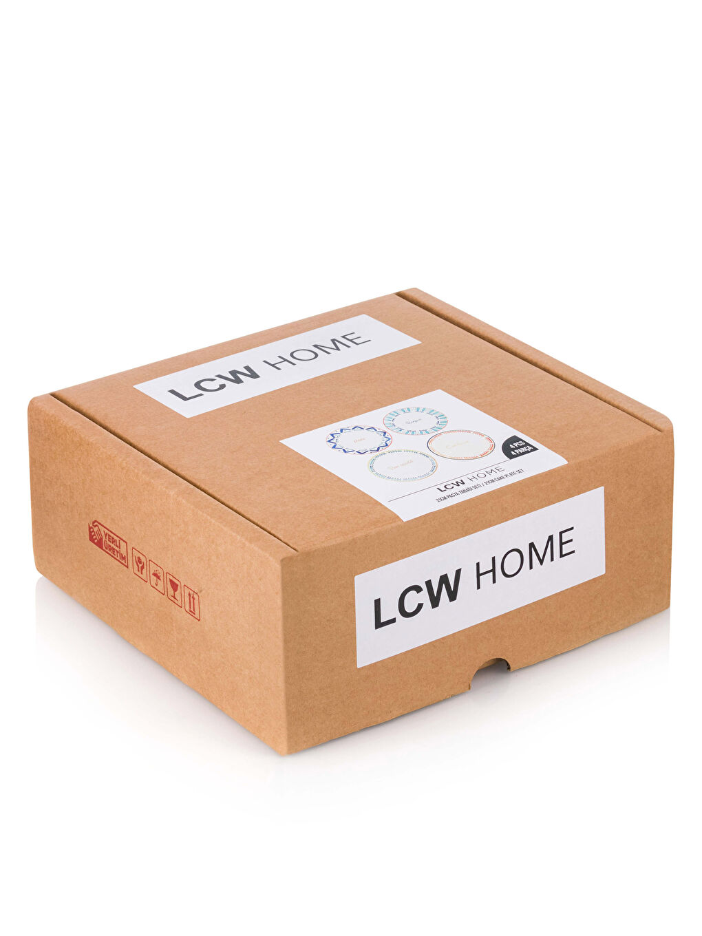 Set de 4 Farfurii pentru Tort Ceramice 21 Cm-3