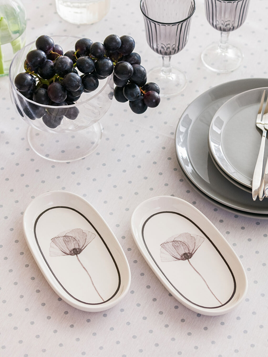 Набор Сервировочных Тарелок С Принтом 2 Шт 19 См-1