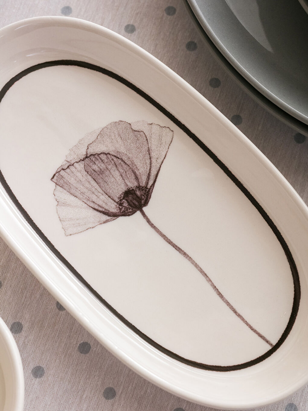 Набор Сервировочных Тарелок С Принтом 2 Шт 19 См-2