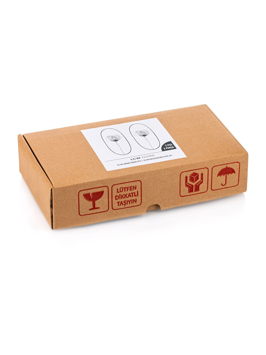 Набор Сервировочных Тарелок С Принтом 2 Шт 19 См-3