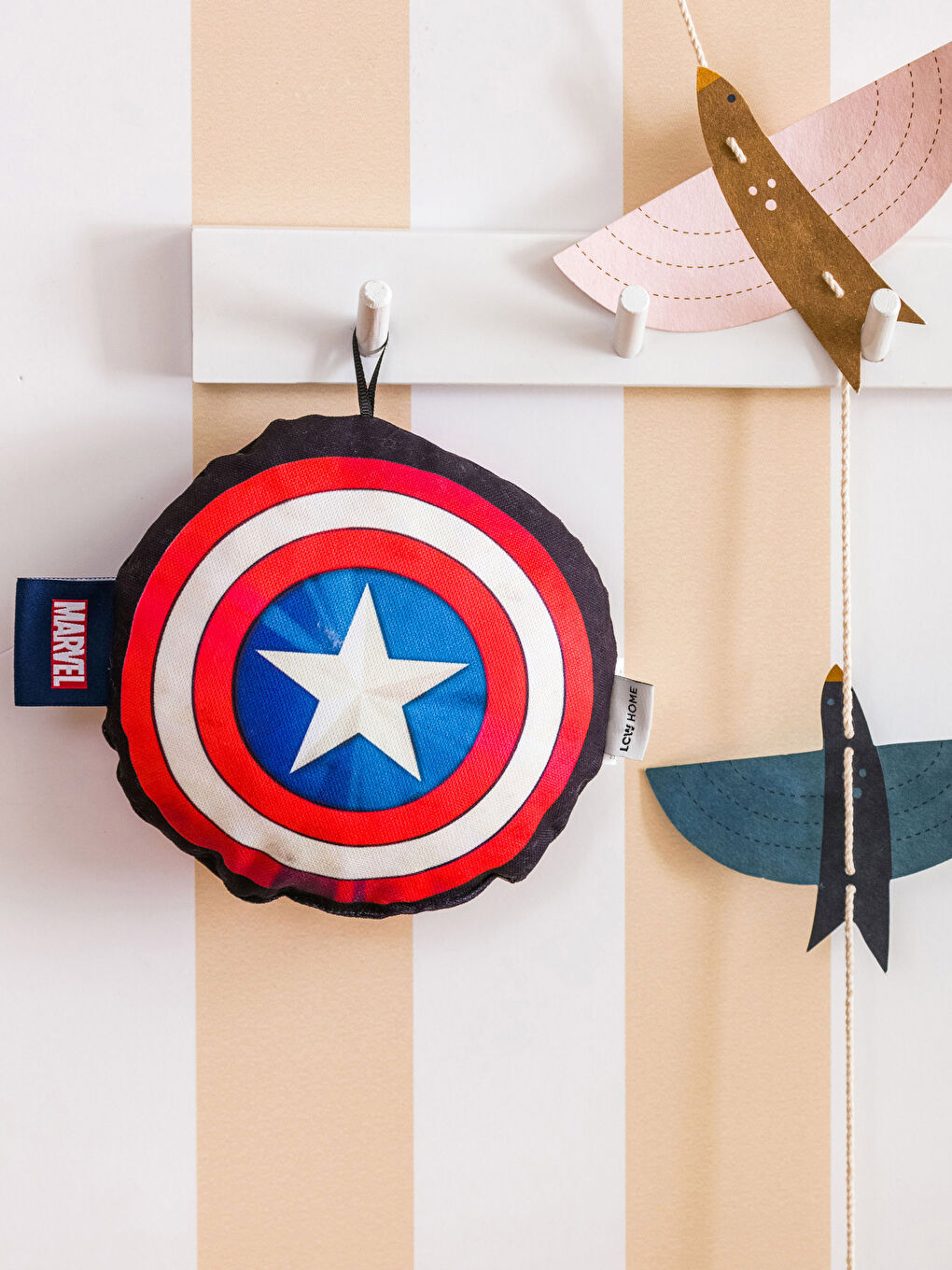 LCW HOME Karışık Baskılı Marvel Baskılı İçi Dolgulu Bebek Kırlent 16 Cm - 2