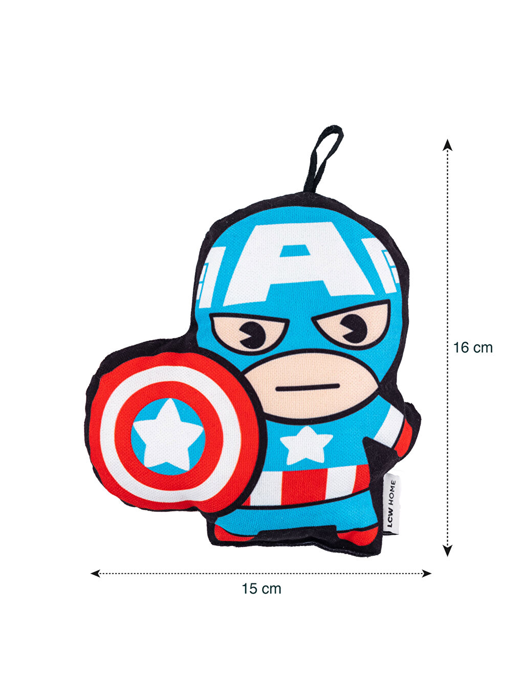 Karışık Iron Man Baskılı Bebek Kırlent 15x16 cm-4